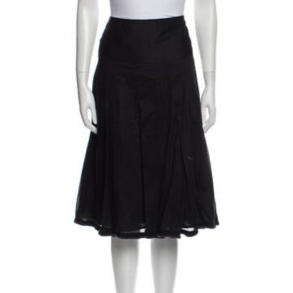 Black Burberry London Skirt - Size: IT42/US8 - Picture 2 of 13